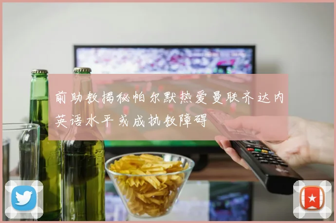 前助教揭秘帕尔默热爱曼联齐达内英语水平或成执教障碍